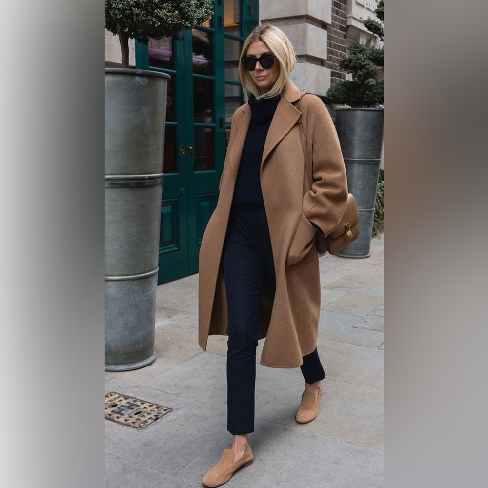 Uniqlo Elegant Tan Overcoat